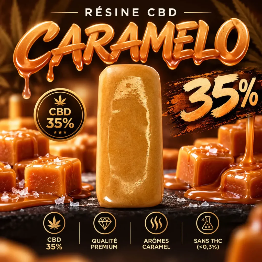 Résine CBD Caramelo 35 %