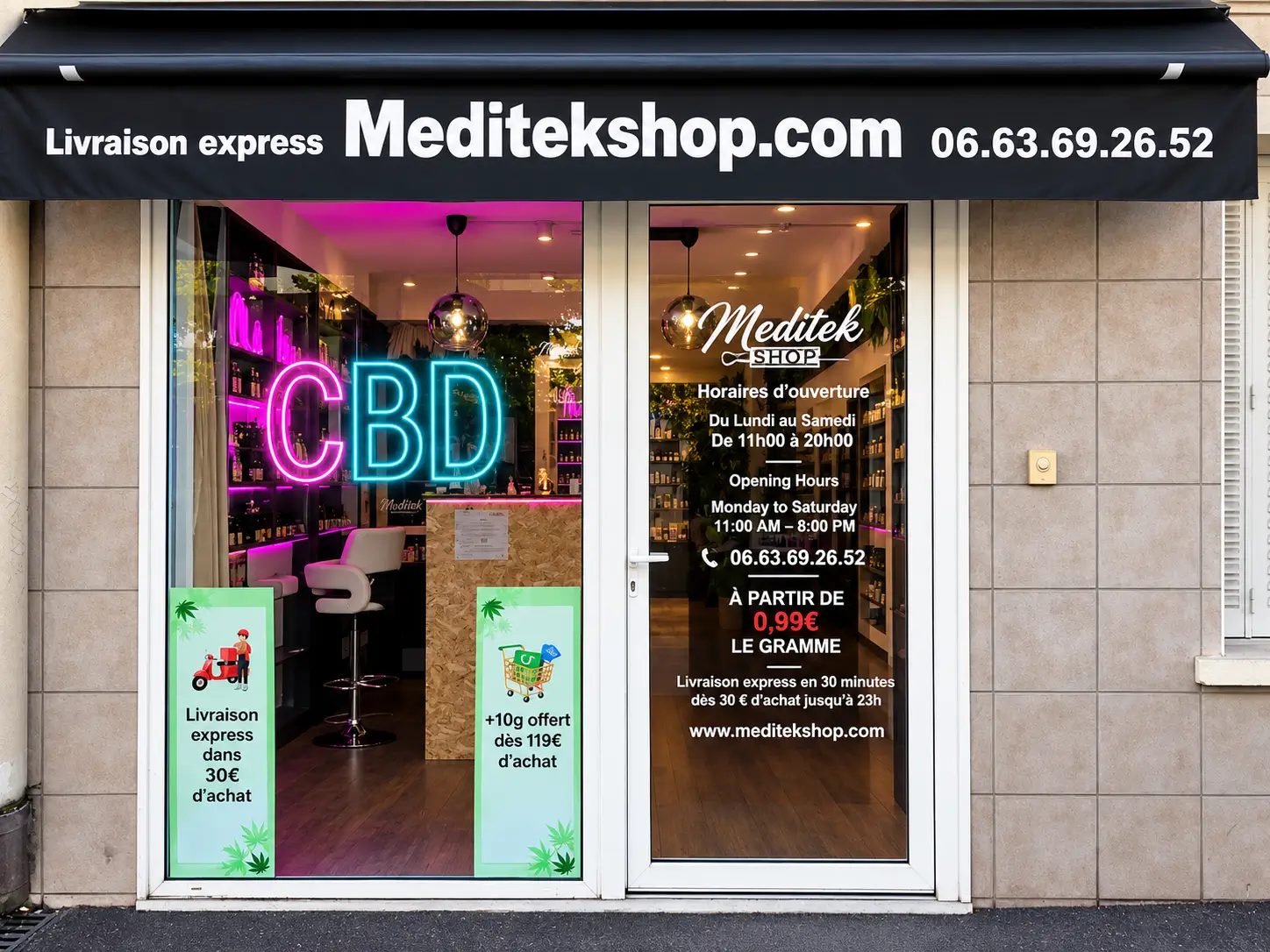 Boutique CBD Meditek Antibes Juan-les-Pins