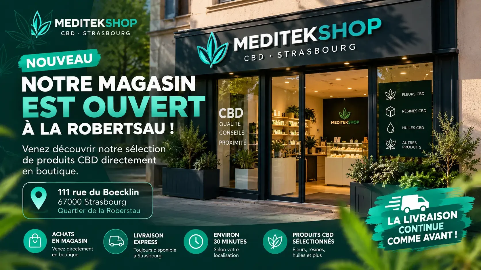 Ouverture du magasin CBD à Strasbourg