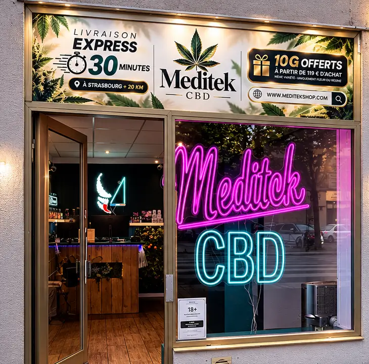 Intérieur Meditek CBD Strasbourg