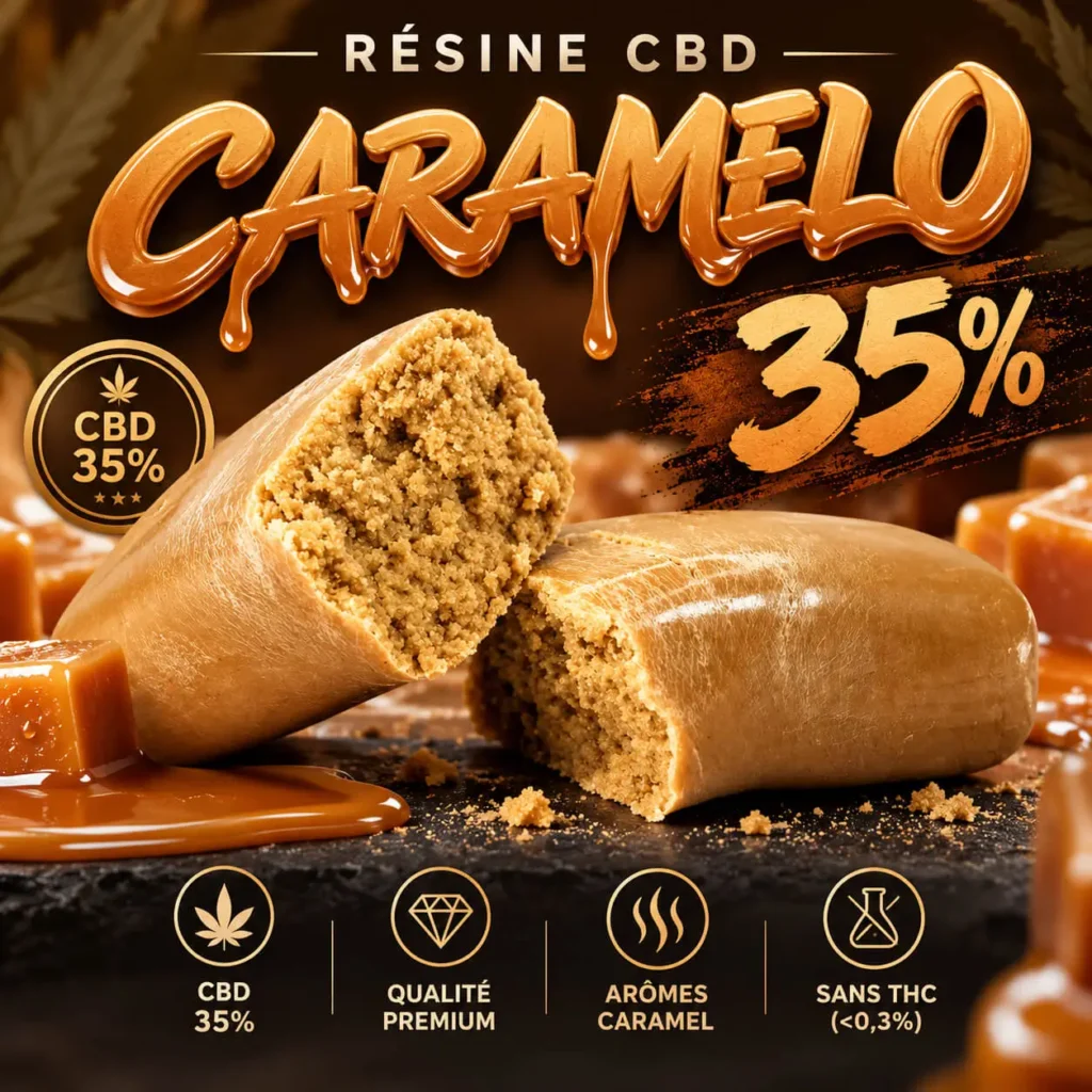 Résine CBD Caramelo 35 %