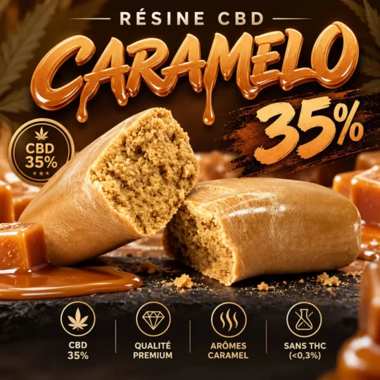 Résine CBD Caramelo 35 %